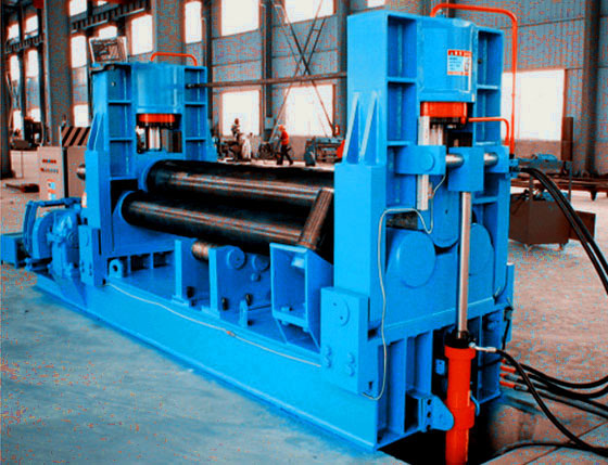 W11Y液壓對(duì)稱式三輥卷板機(jī)